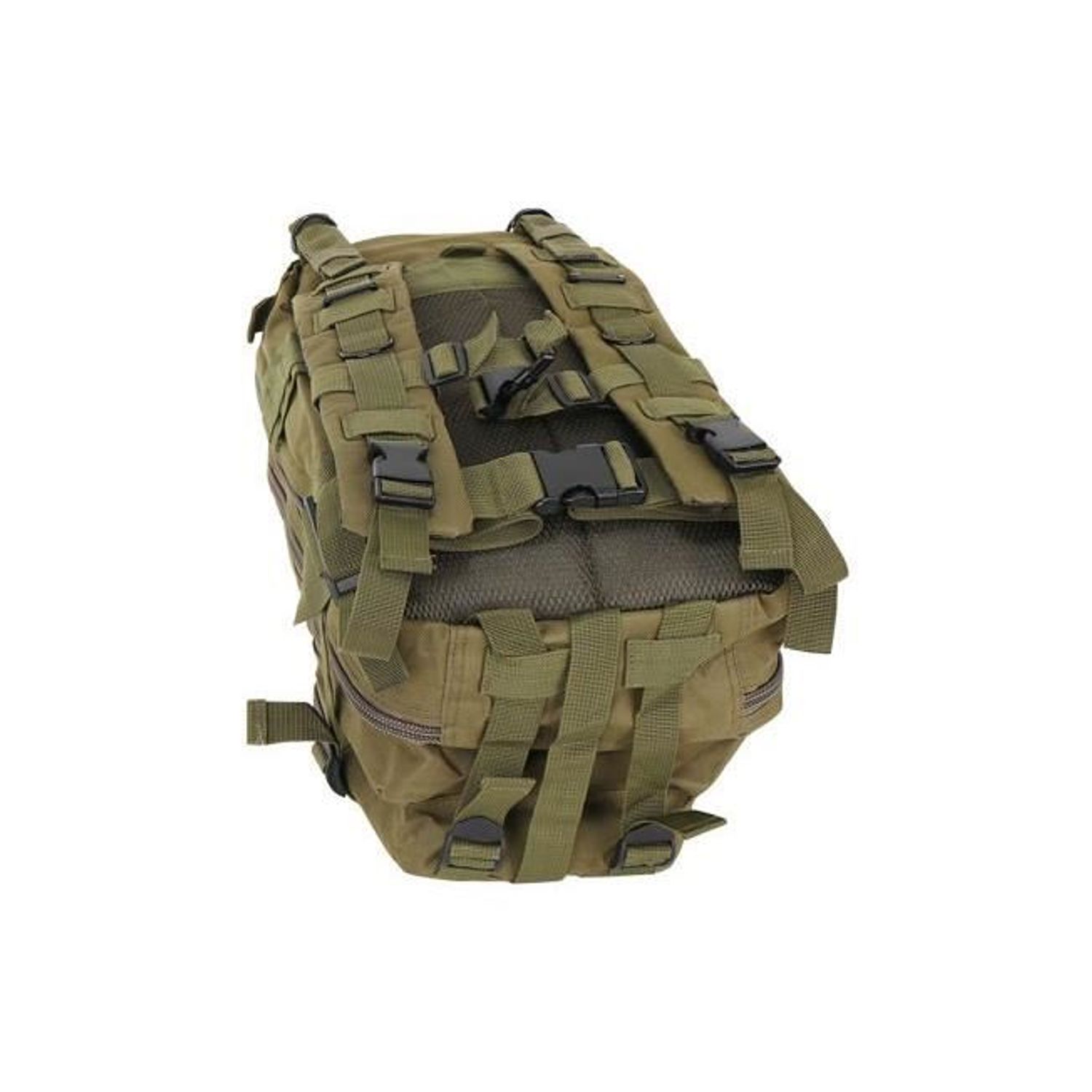 Ghiozdan/rucsac tactic, 5 compartimente, poliester 600D, verde, 20 L, 29x20x45 cm, Isotrade fotografia produsului View 2 L