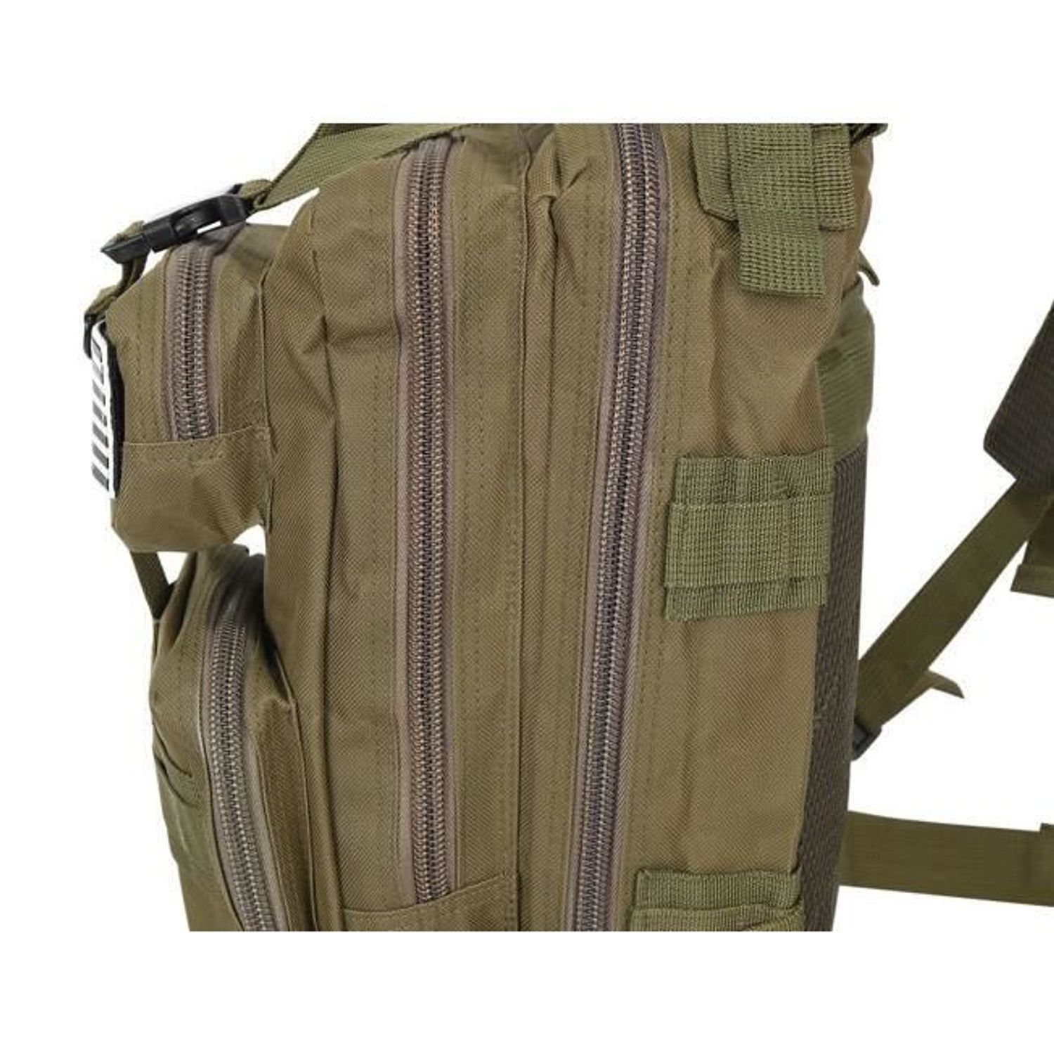 Ghiozdan/rucsac tactic, 5 compartimente, poliester 600D, verde, 20 L, 29x20x45 cm, Isotrade fotografia produsului View 13 L
