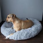 Culcus moale, pentru caine/pisica, gri, 50 cm fotografia produsului View 12 S