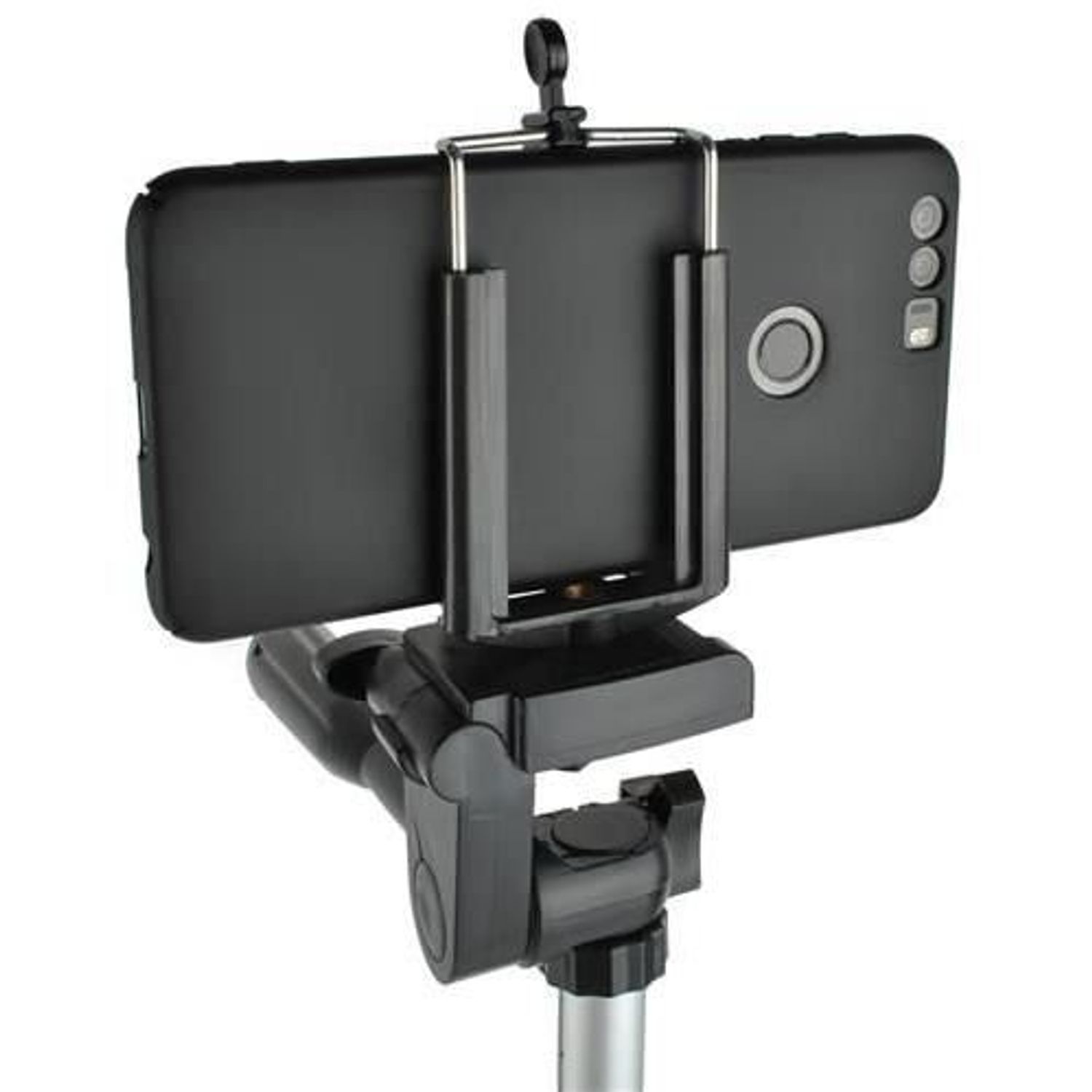 Trepied/suport smartphone, pentru selfie, cu telecomanda, bluetooth, 45-133 cm fotografia produsului View 13 L