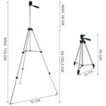 Trepied/suport smartphone, pentru selfie, cu telecomanda, bluetooth, 45-133 cm fotografia produsului View 2 S