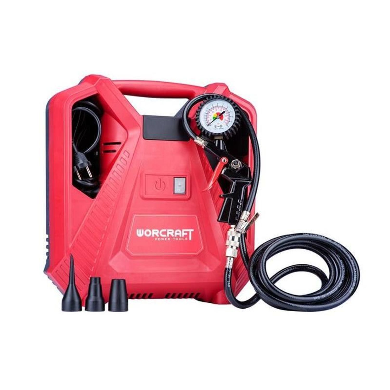 Compresor portabil 8 bar, 1100 W, 180 l/m, Worcraft fotografia produsului View 6 L