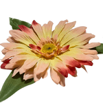 Zinnia 3D, Handmade, Brosa, Statement, 3 in 1, Brosa/Clips par/Floare corsaj, Floare carciumareasa,Textil, Metal, - 8435021507658 fotografia produsului View 2 S