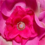 Brosa trandafir, Handmade, 3 in 1, Statement, Clips par, Floare corsaj, 9 randuri petale, Textil, Metal, 13x13x5 - 8714331003266 fotografia produsului View 3 S
