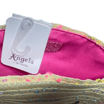 Gentuta pentru fete, Accessorize, De umar, Curea reglabila, Model pisica, Rotunda, Fibre vegetale/Bumbac, Bej/Roz fotografia produsului View 3 S