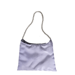 Gentuta pentru fetite, De mana, Inchidere cu capsa magnetica, Maner din perle, Paiete, Textil, Mov liliachiu fotografia produsului View 3 S