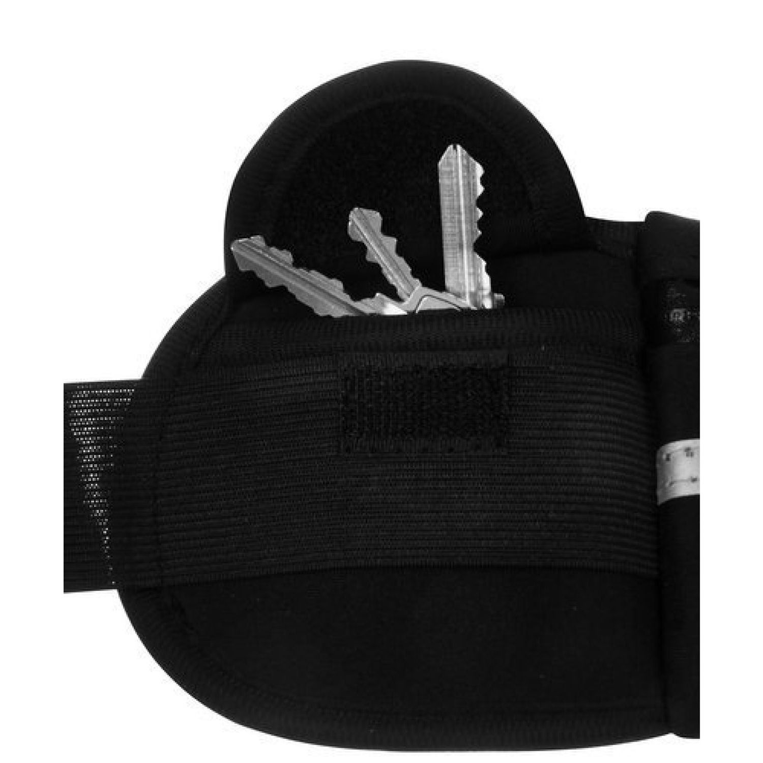 Borseta pentru alergare, neagra, unisex fotografia produsului View 4 L