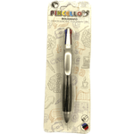 Pix ballpoint cu 4 culori interschimbabile, varf de 0.7mm - Negru fotografia produsului