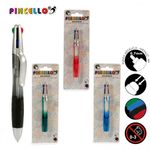 Pix ballpoint cu 4 culori interschimbabile, varf de 0.7mm - Rosu fotografia produsului View 2 S