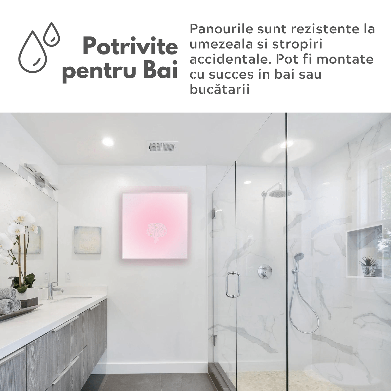 Panou radiant premium cu infrarosu NovoSun 950W, cu termostat programabil fotografia produsului View 7 L