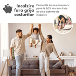 Panou radiant premium cu infrarosu NovoSun 950W, cu termostat programabil fotografia produsului View 4 S