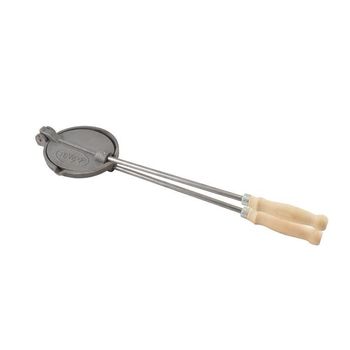 Prajitor pentru slanina, fonta, cu maner 58.5 cm, 15 cm, Perfect Home