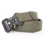 Curea centura Pufo Tactical Combat pentru barbati 3.8 x 123 cm, rezistent, verde fotografia produsului View 2 S