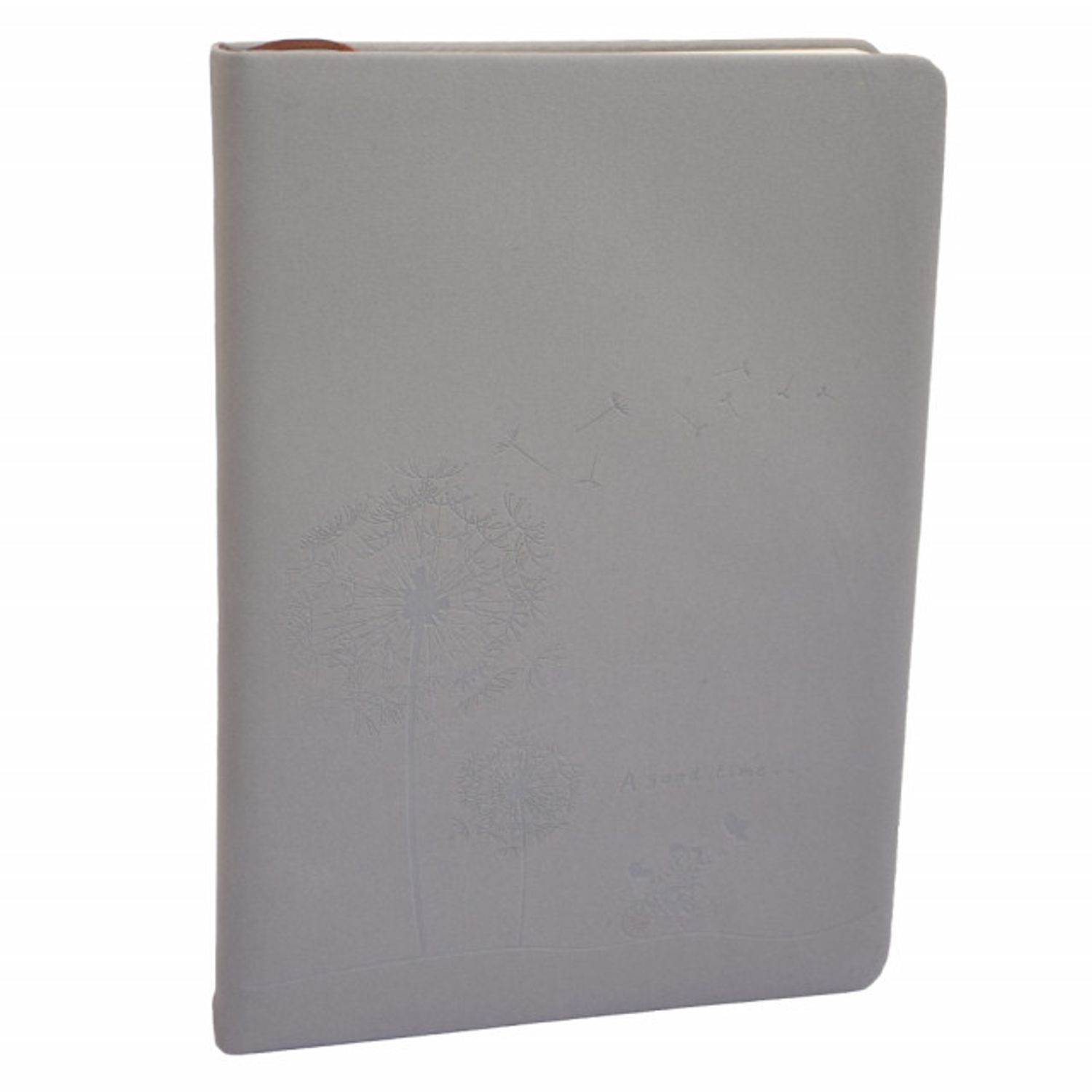 Agenda Pufo A5 nedatata, Couple's Diary, 145 pagini, 21 x 15 cm, gri deschis fotografia produsului