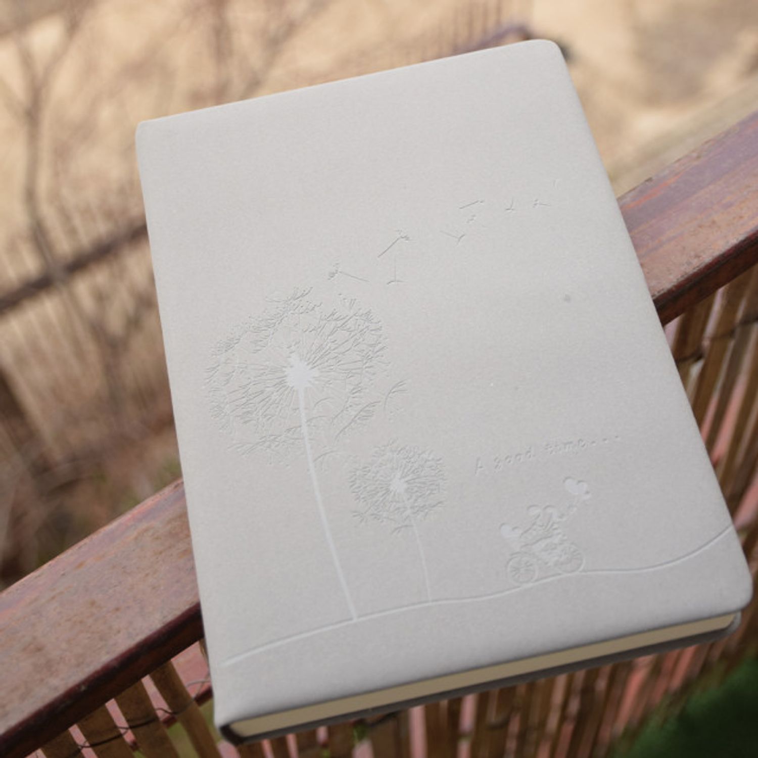 Agenda Pufo A5 nedatata, Couple's Diary, 145 pagini, 21 x 15 cm, gri deschis fotografia produsului View 7 L