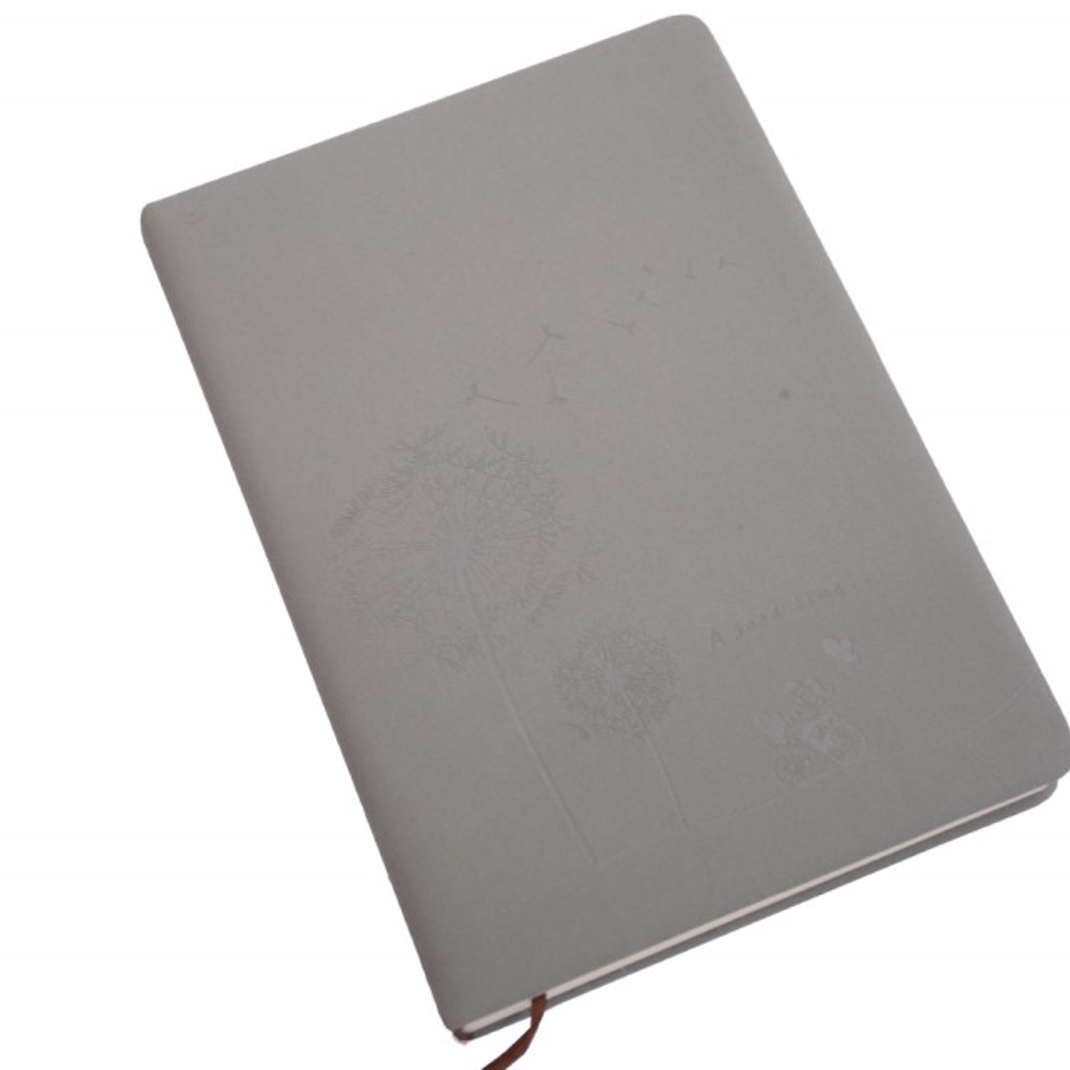 Agenda Pufo A5 nedatata, Couple's Diary, 145 pagini, 21 x 15 cm, gri deschis fotografia produsului View 6 L