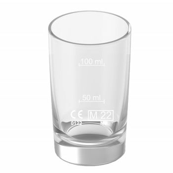 Pahar De Sticla Gradat Pentru Masurare Bauturi 50/100 Ml Transparent 10 Cm