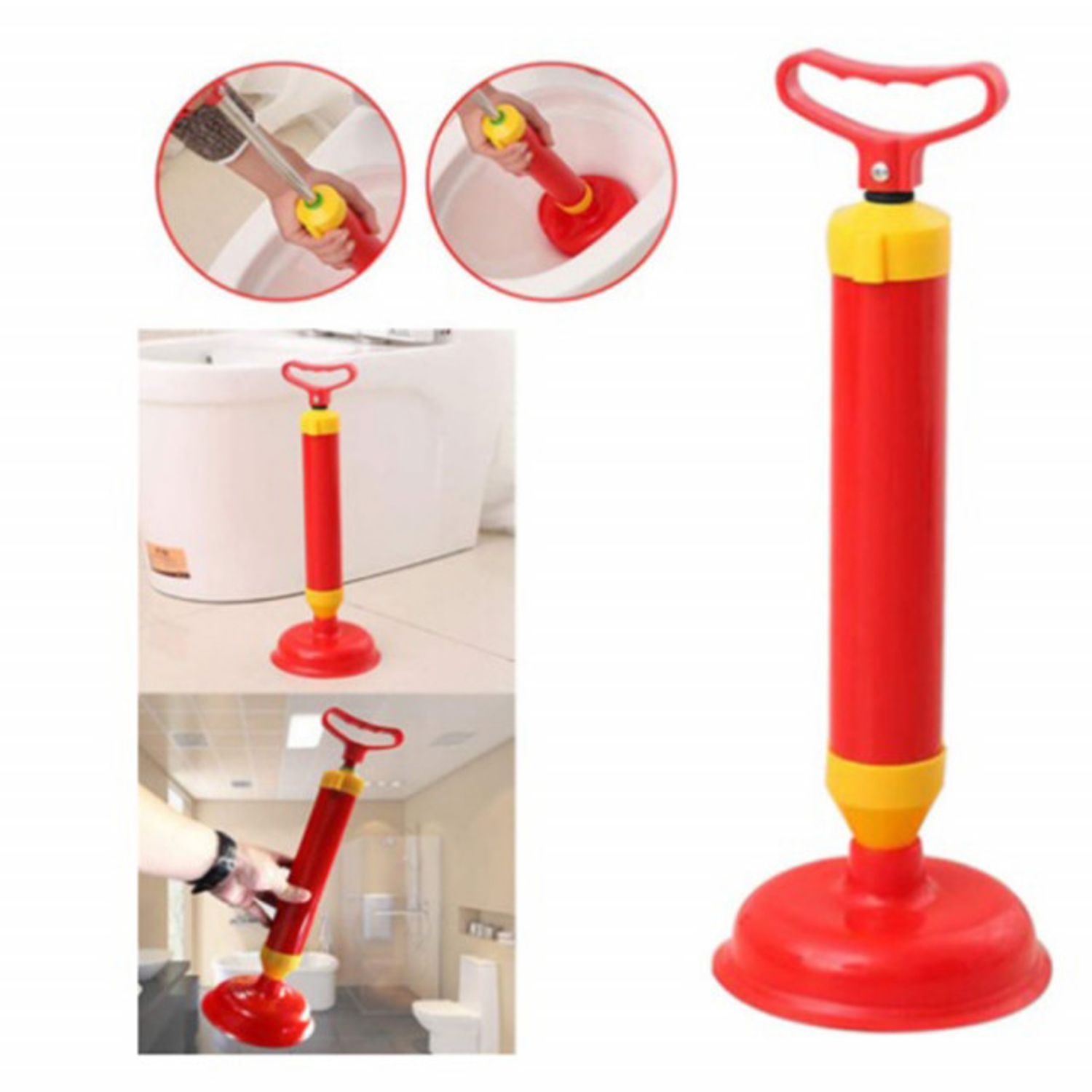 Pompa manuala profesionala de desfundat tevile, Pufo, 47 cm fotografia produsului View 2 L