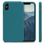 Husa pentru Apple iPhone X/iPhone XS, Silicon, Verde, 42495.57 fotografia produsului View 2 S