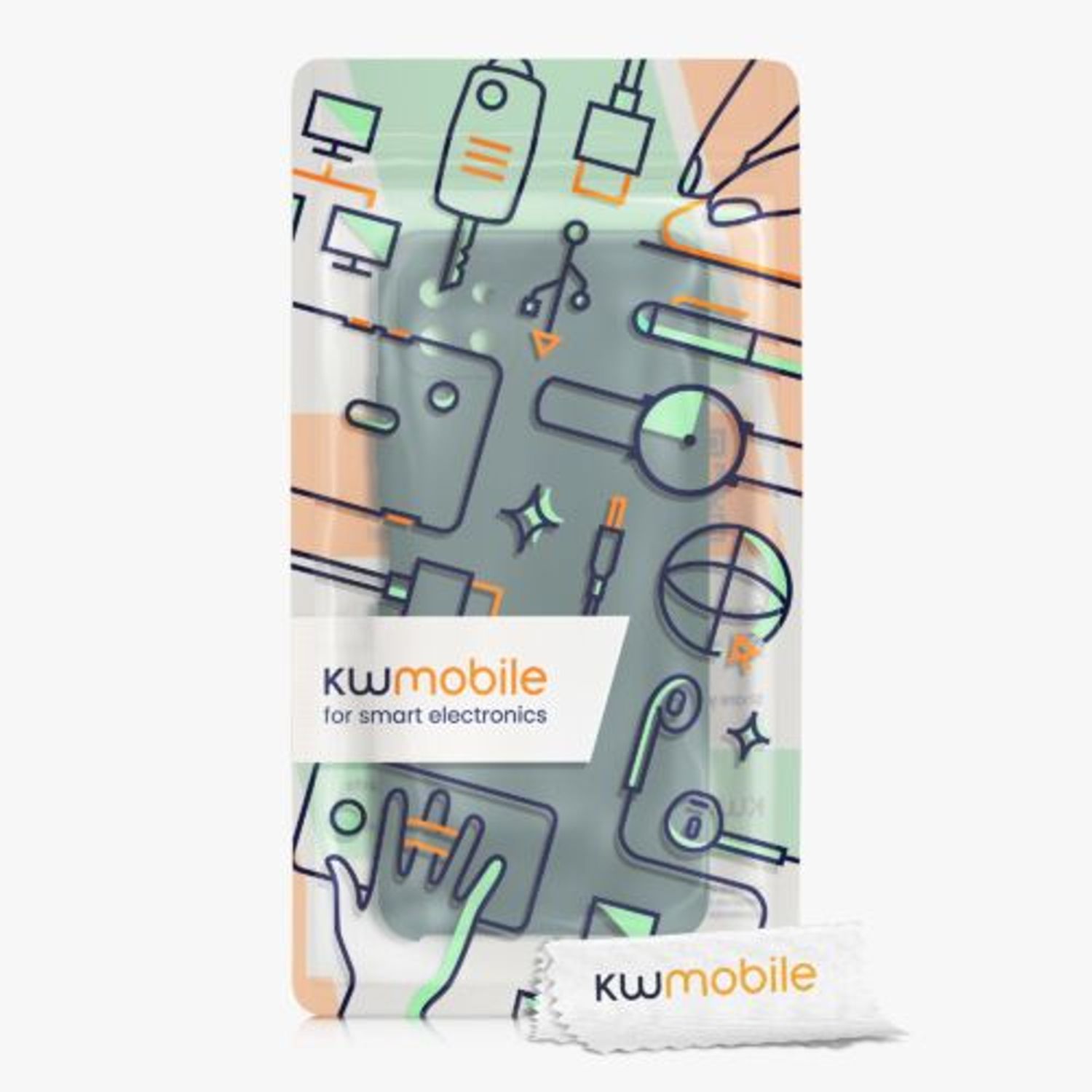 Husa Kwmobile pentru Samsung Galaxy A22 5G, Silicon, Verde, 55489.171 fotografia produsului View 6 L
