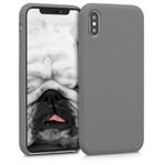 Husa pentru Apple iPhone X/iPhone XS, Silicon, Gri, 42495.155 fotografia produsului