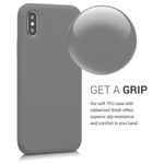 Husa pentru Apple iPhone X/iPhone XS, Silicon, Gri, 42495.155 fotografia produsului View 4 S