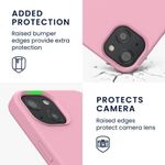 Husa Kwmobile pentru Apple iPhone 13, Silicon, Roz, 55878.110 fotografia produsului View 3 S