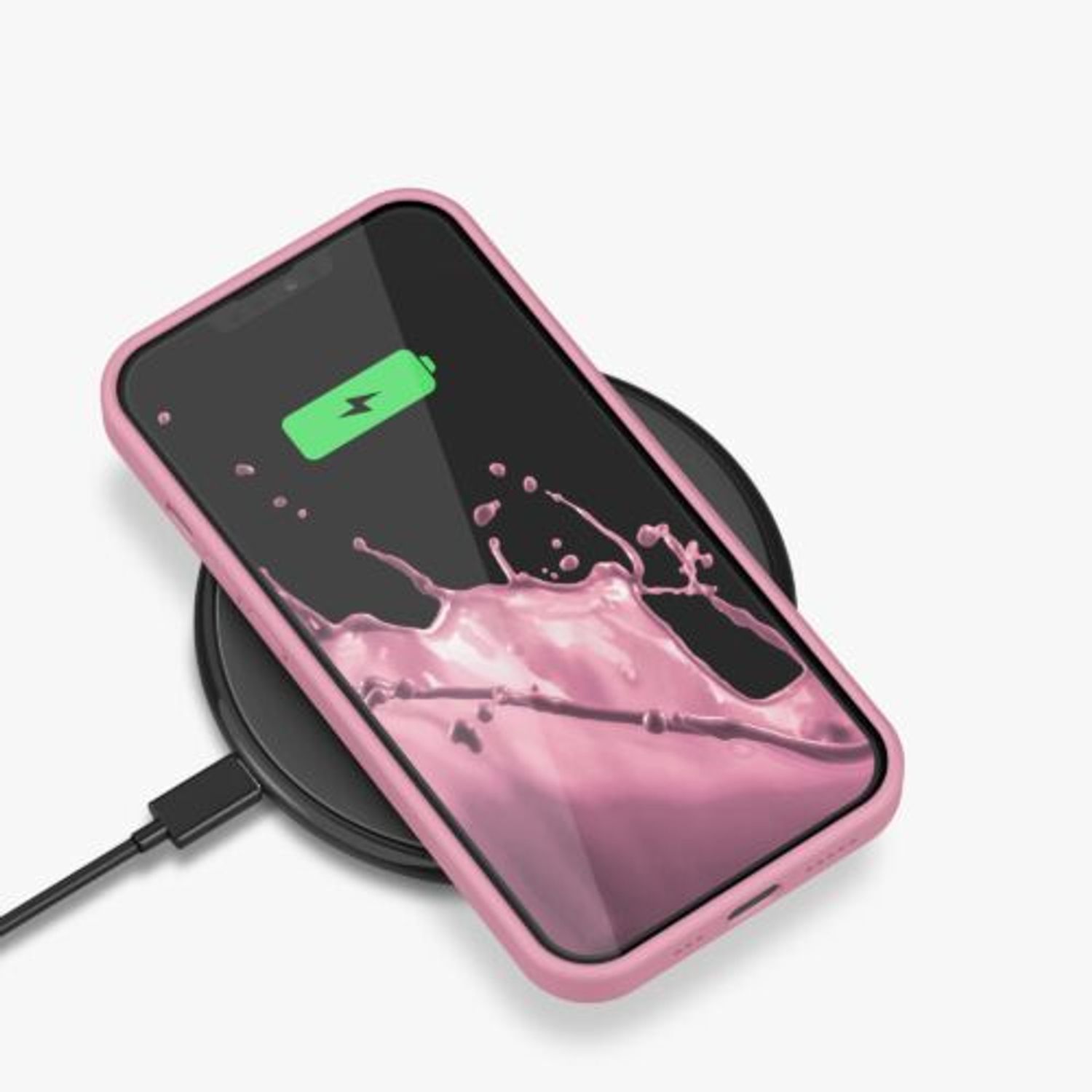 Husa Kwmobile pentru Apple iPhone 13, Silicon, Roz, 55878.110 fotografia produsului View 10 L