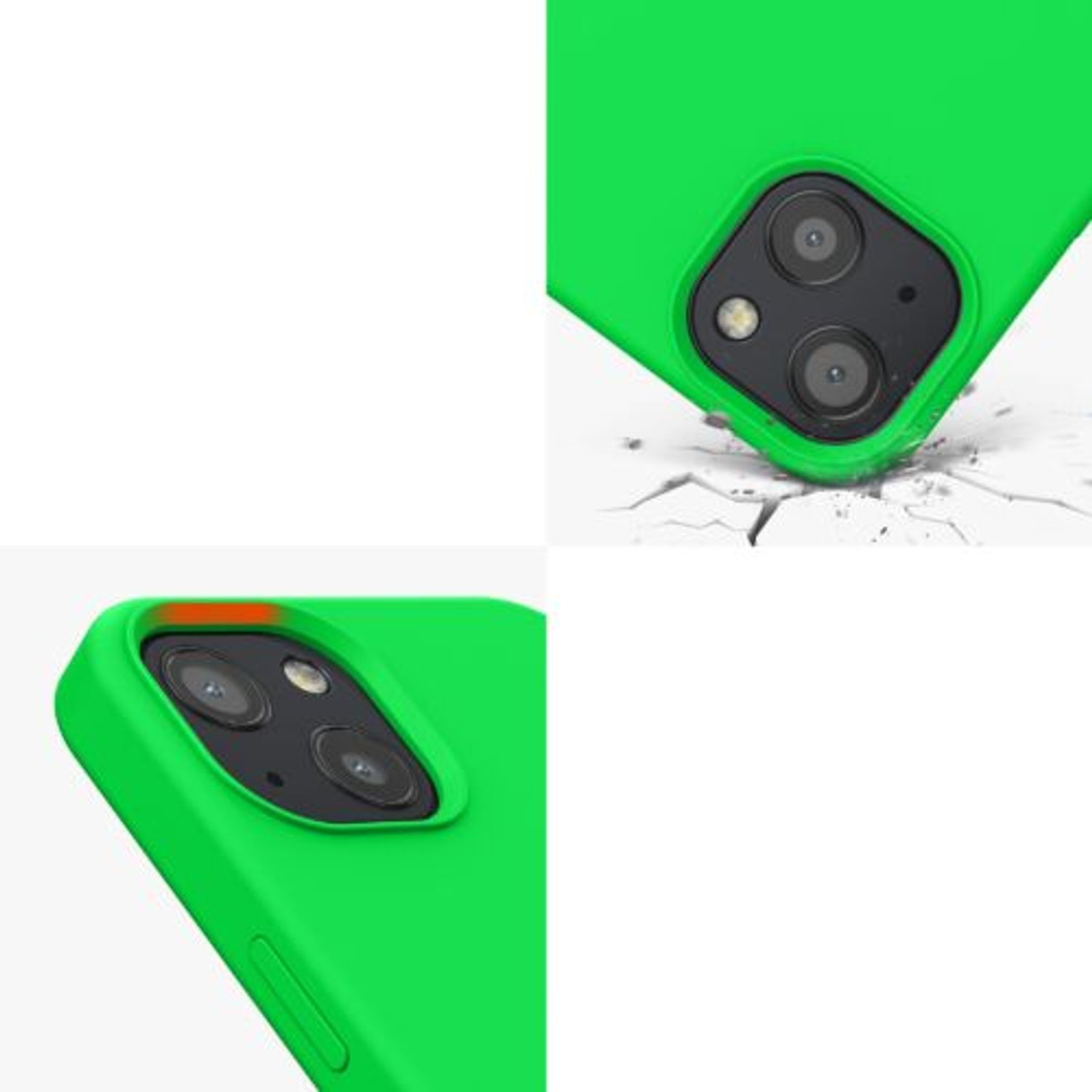Husa Kwmobile pentru Apple iPhone 13, Silicon, Verde, 55878.44 fotografia produsului View 8 L