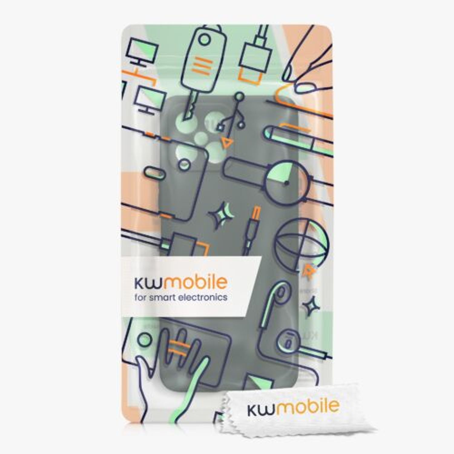 Husa Kwmobile pentru Honor X8, Silicon, Verde, 58396.169 fotografia produsului View 7 L
