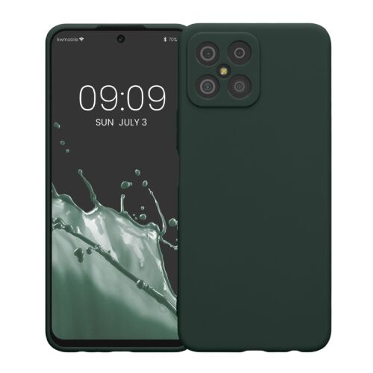 Husa Kwmobile pentru Honor X8, Silicon, Verde, 58396.169 fotografia produsului