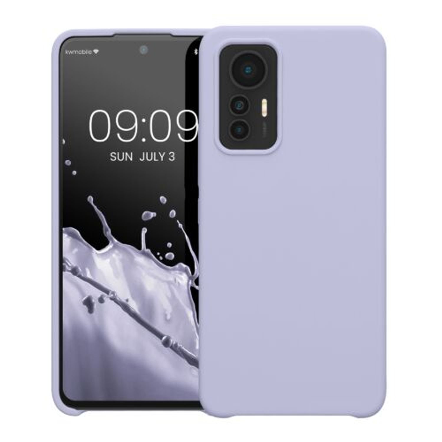 Husa Kwmobile pentru Xiaomi 12 Lite, Silicon, Mov, 59471.139 fotografia produsului