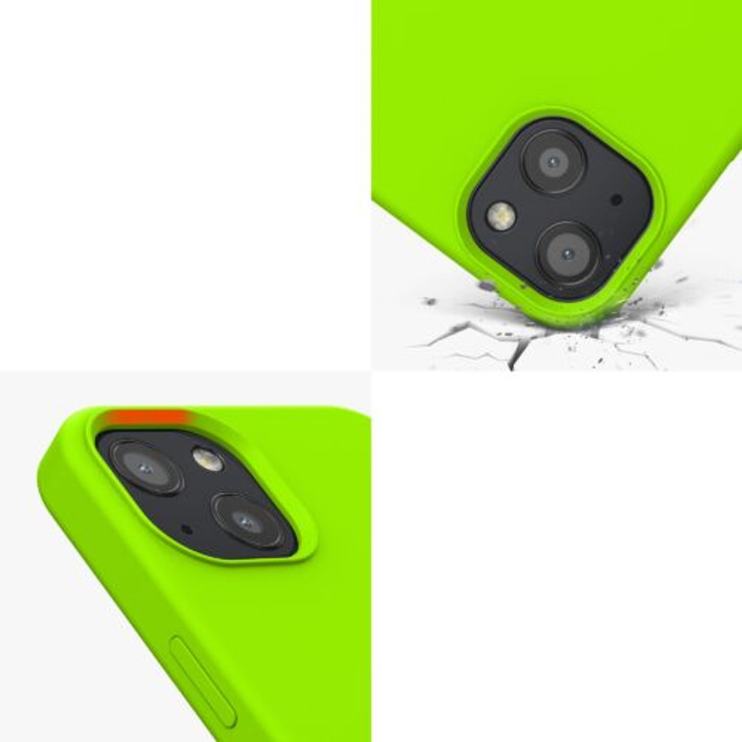 Husa Kwmobile pentru Apple iPhone 13, Silicon, Verde, 55878.75 fotografia produsului View 8 L
