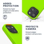 Husa Kwmobile pentru Apple iPhone 13, Silicon, Verde, 55878.75 fotografia produsului View 3 S