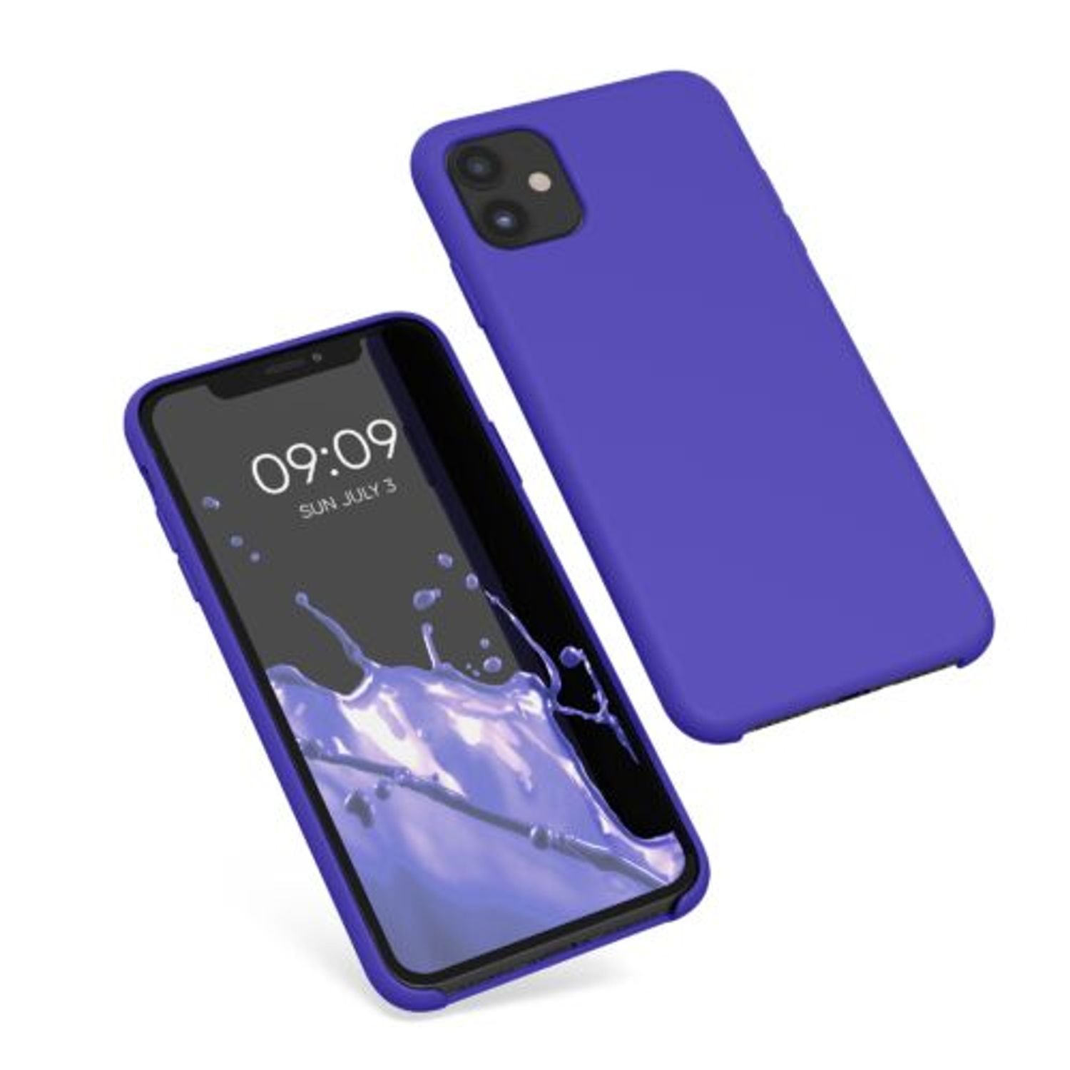 Husa Kwmobile pentru Apple iPhone 11, Silicon, Albastru, 49724.234 fotografia produsului