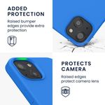 Husa Kwmobile pentru Apple iPhone 13, Silicon, Albastru, 55878.189 fotografia produsului View 5 S