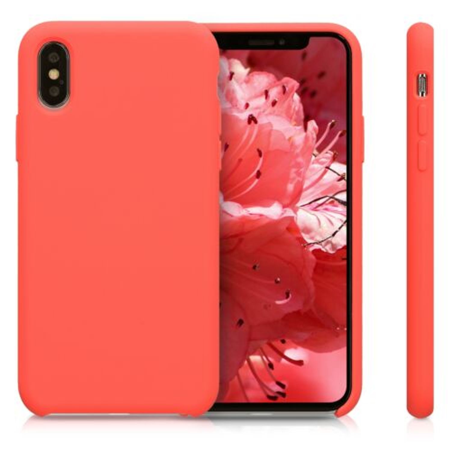 Husa pentru Apple iPhone X/iPhone XS, Silicon, Rose Gold, 46313.141 fotografia produsului View 15 L