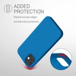 Husa Kwmobile pentru Apple iPhone 12/iPhone 12 Pro, Silicon, Albastru, 53938.228 fotografia produsului View 6 S
