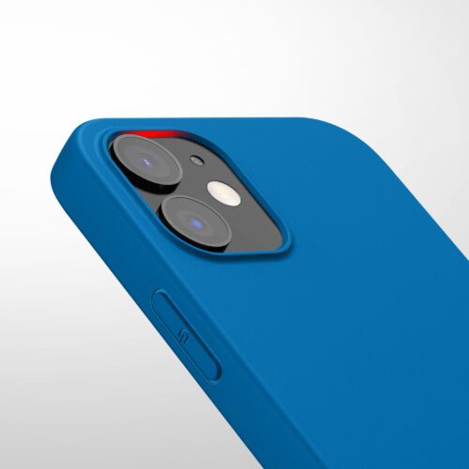 Husa Kwmobile pentru Apple iPhone 12/iPhone 12 Pro, Silicon, Albastru, 53938.228 fotografia produsului View 8 L