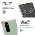 Husa Kwmobile pentru Xiaomi Mi Note 10 Lite, Silicon, Verde, 53157.172 fotografia produsului View 3 S
