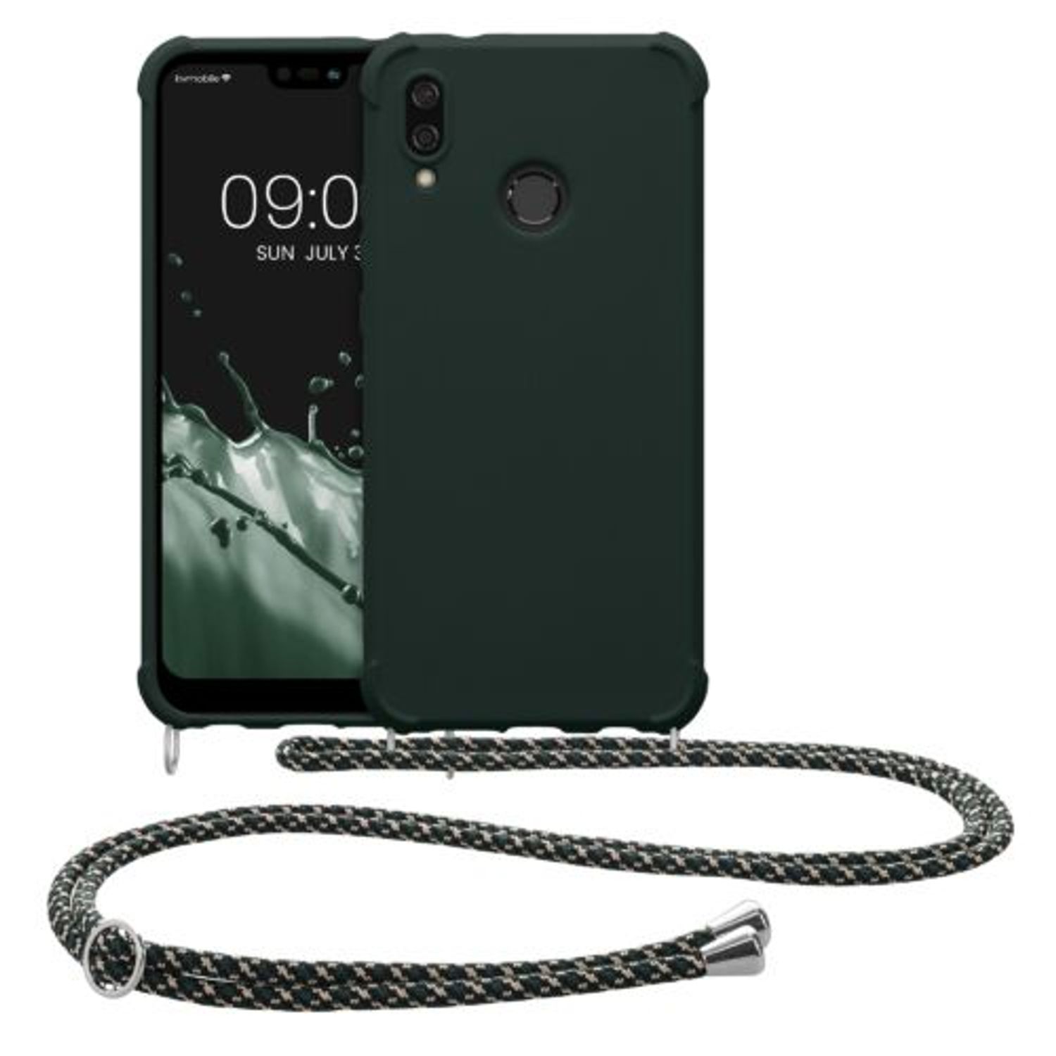 Husa Kwmobile pentru Huawei P20 Lite, Silicon, Verde, 52080.169 fotografia produsului