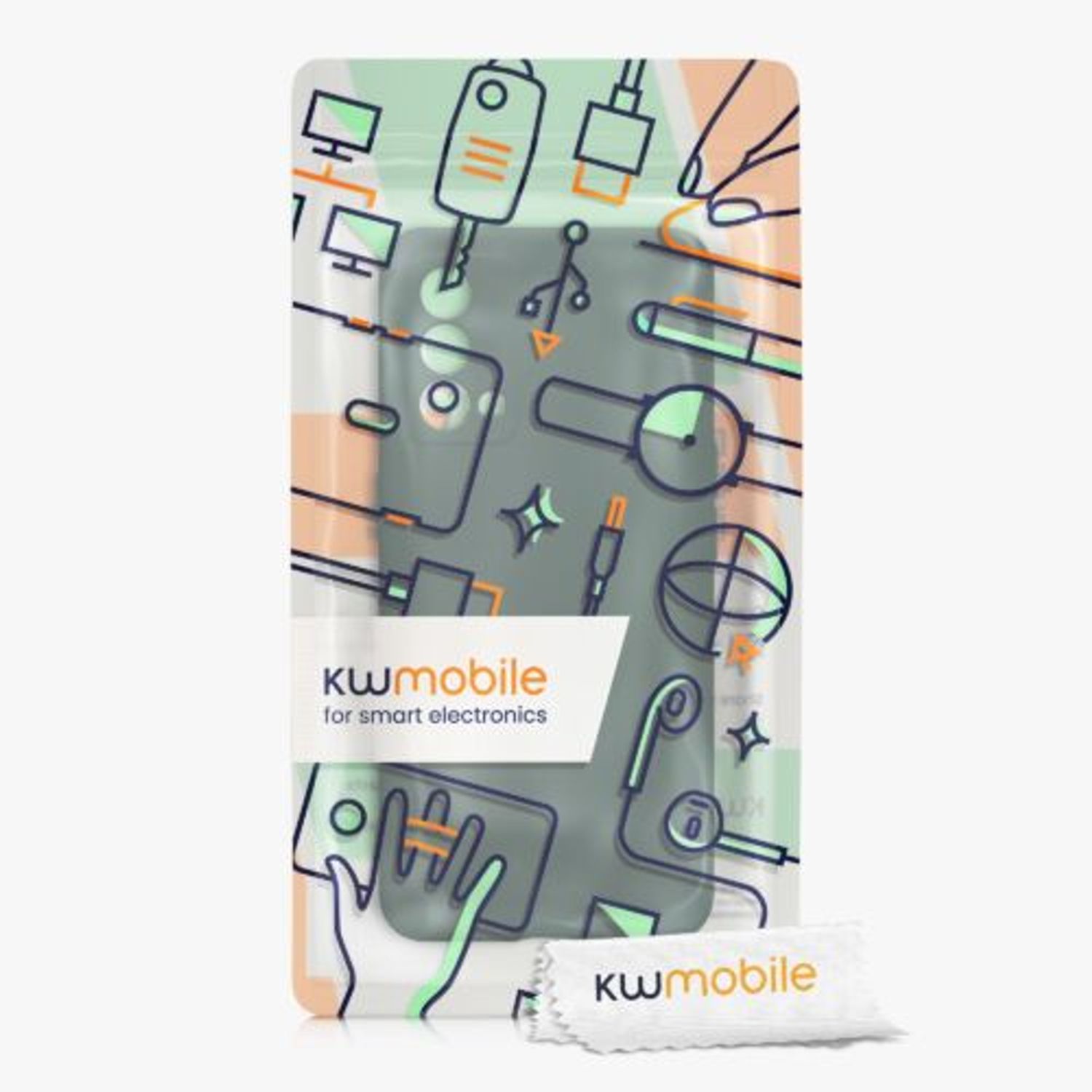 Husa Kwmobile pentru Realme GT Master Edition, Silicon, Verde, 58698.169 fotografia produsului View 3 L