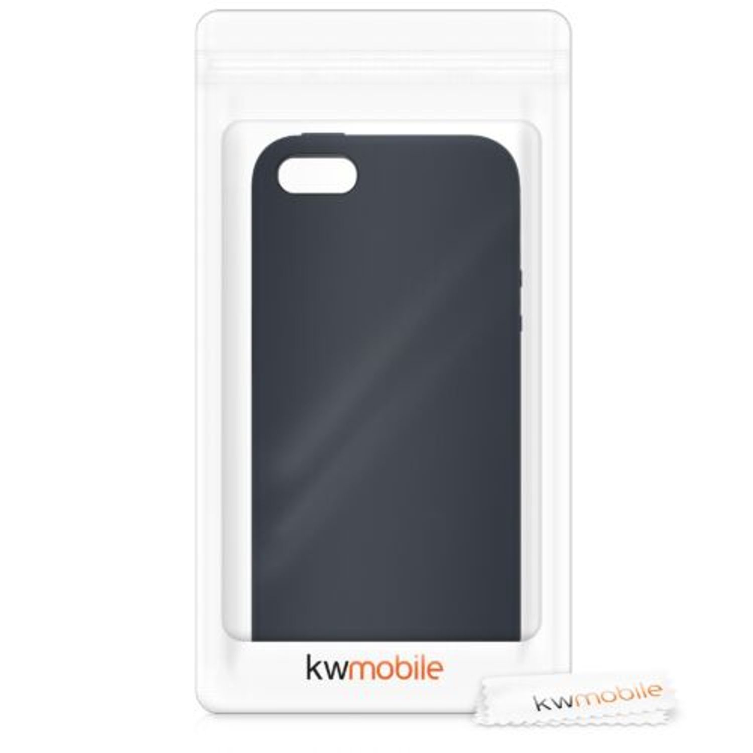 Husa pentru Apple iPhone 5/iPhone 5s/iPhone SE, Silicon, Albastru, 42766.186 fotografia produsului View 7 L