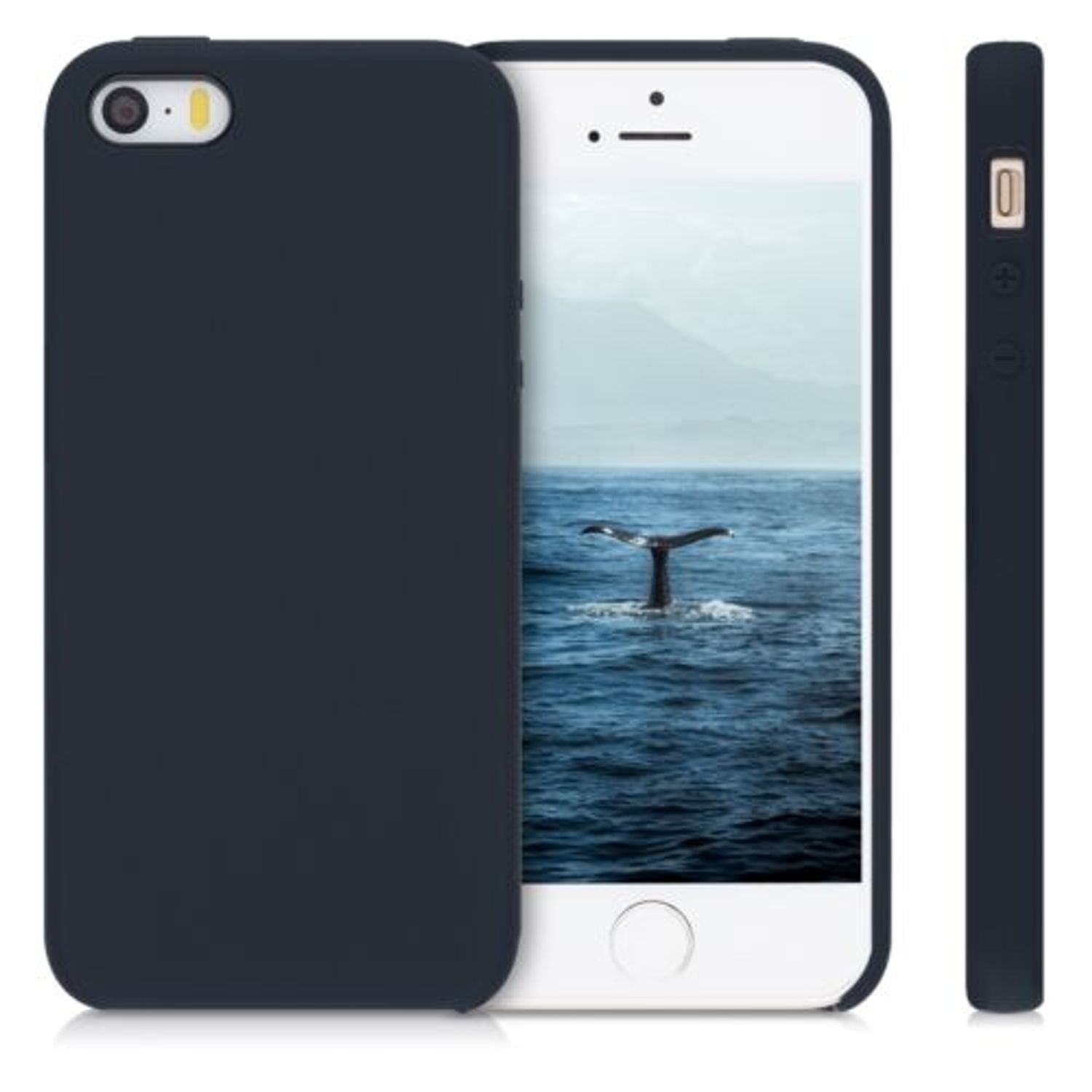 Husa pentru Apple iPhone 5/iPhone 5s/iPhone SE, Silicon, Albastru, 42766.186 fotografia produsului View 2 L