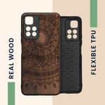 Husa Kwmobile pentru Xiaomi Redmi Note 11 Pro Plus 5G, Lemn, Maro, 58100.05 fotografia produsului View 4 S