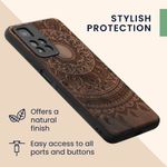 Husa Kwmobile pentru Xiaomi Redmi Note 11 Pro Plus 5G, Lemn, Maro, 58100.05 fotografia produsului View 6 S