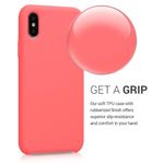 Husa pentru Apple iPhone X/iPhone XS, Silicon, Roz, 46313.103 fotografia produsului View 5 S