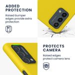 Husa Kwmobile pentru OnePlus Nord N200 5G, Silicon, Galben, 57704.165 fotografia produsului View 3 S