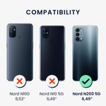 Husa Kwmobile pentru OnePlus Nord N200 5G, Silicon, Galben, 57704.165 fotografia produsului View 5 S