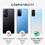 Husa Kwmobile pentru Xiaomi Redmi Note 11/Redmi Note 11s, Silicon, Verde, 58651.233 fotografia produsului View 5 S